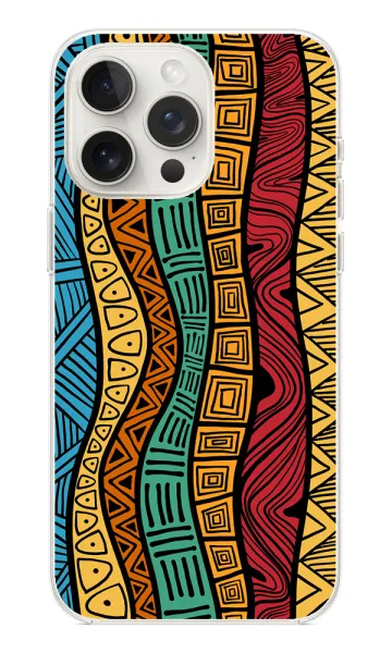 African Colors Şeffaf Silikon Kılıf