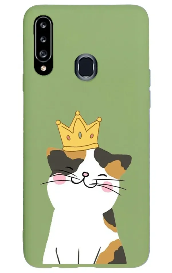 Samsung A20s Lansman Kılıf - Kedi