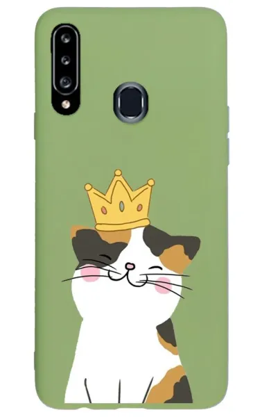 Samsung A20s Lansman Kılıf - Kedi