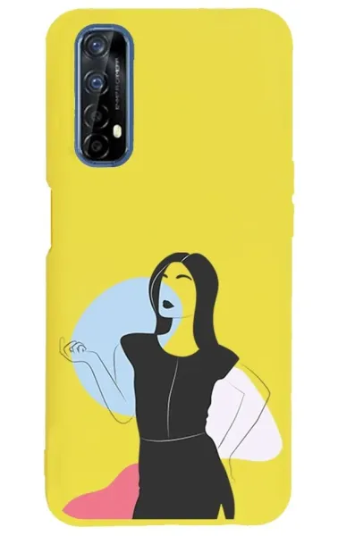 Realme 7 Lansman Kılıf - Art Woman 1