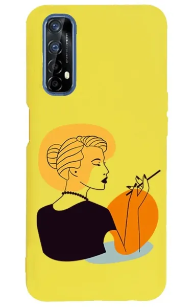 Realme 7 Lansman Kılıf - Art Woman 2