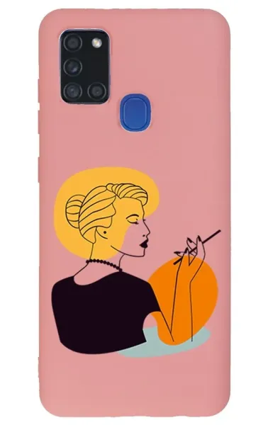 Samsung A21s Lansman Kılıf - Art Woman 2