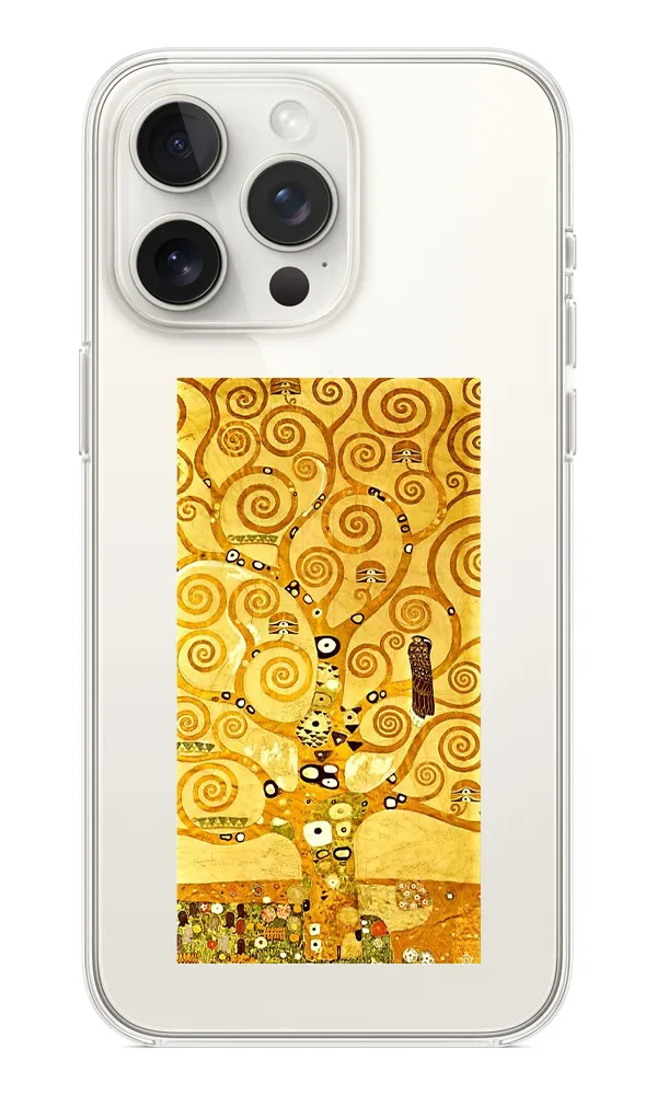 Gustav Klimt Stoclet Frieze 2 Şeffaf Silikon Kılıf