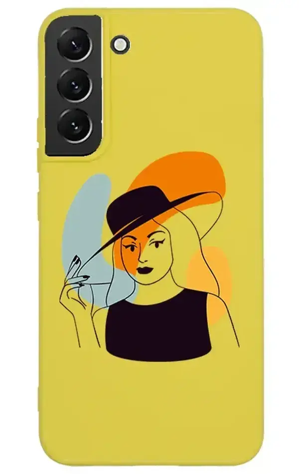 Samsung Galaxy S22 Lansman Kılıf - Art Woman 4