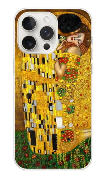 Gustav Klimt The Kiss Şeffaf Silikon Kılıf