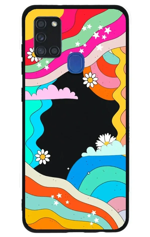 Samsung A21s Lansman Kılıf - Colors