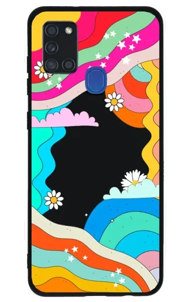 Samsung A21s Lansman Kılıf - Colors