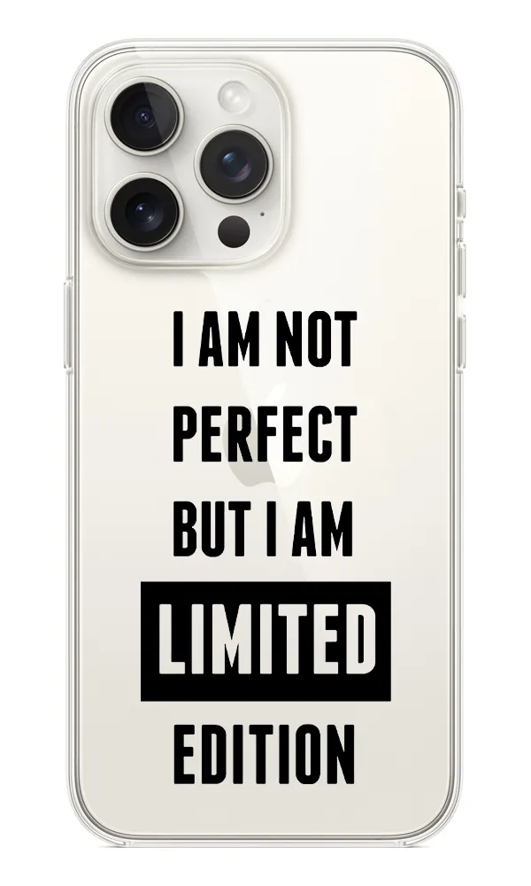 Limited Black Şeffaf Silikon Kılıf