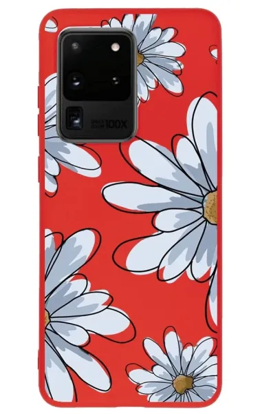 Samsung S20 Ultra Lansman Kılıf - Papatya