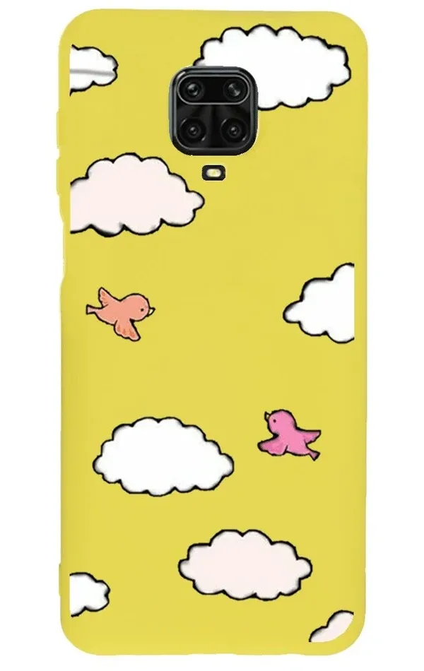 Xiaomi Redmi Note 9 Pro Lansman Kılıf - Kuş