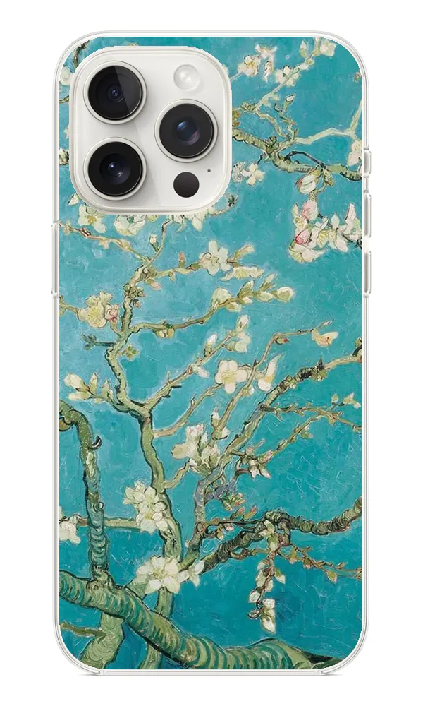 Van Gogh Almond Blossom Şeffaf Silikon Kılıf