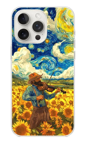 Van Gogh Şeffaf Silikon Kılıf