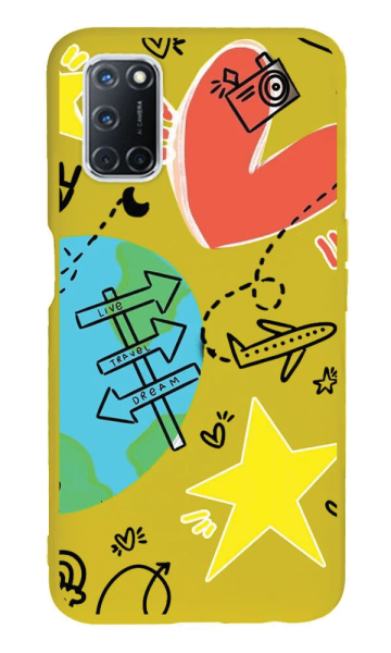 Oppo A52 Lansman Kılıf - World