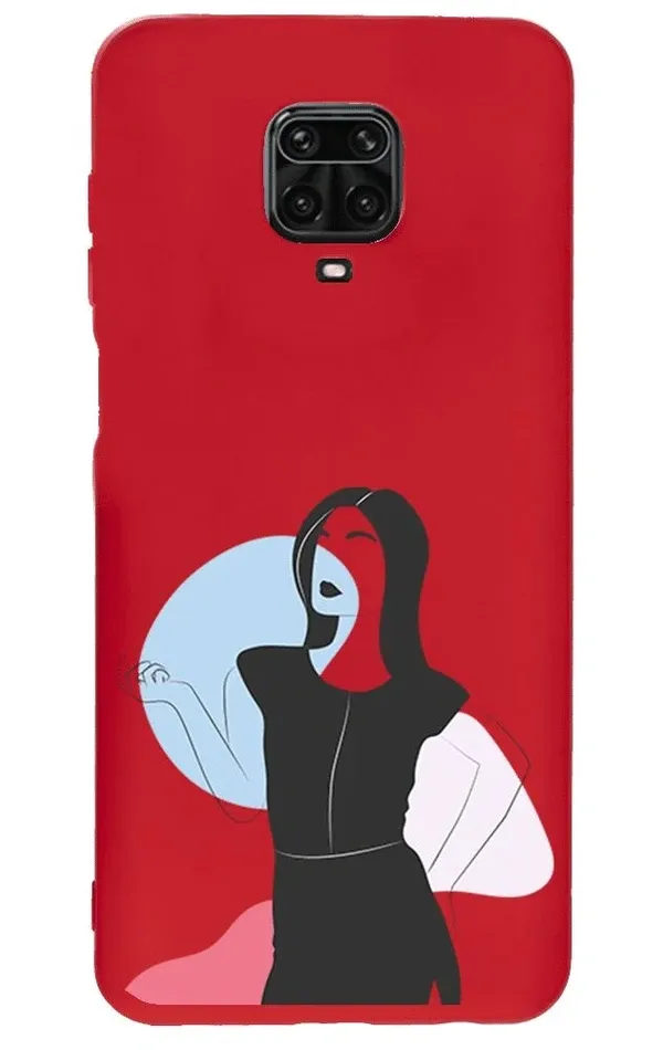 Xiaomi Redmi Note 9S Lansman Kılıf - Art Woman 1