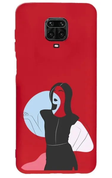 Xiaomi Redmi Note 9S Lansman Kılıf - Art Woman 1
