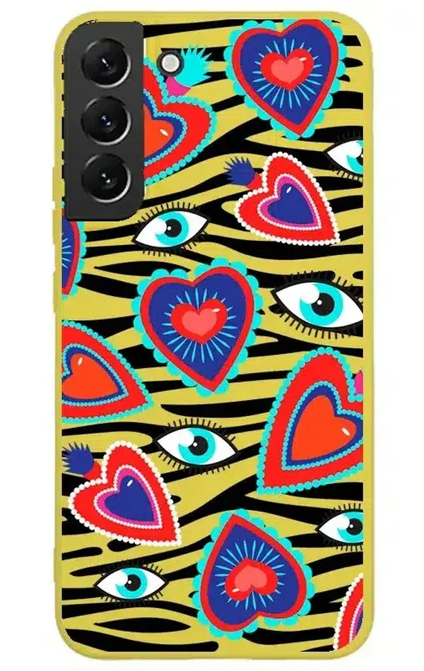 Samsung Galaxy S22 Plus Lansman Kılıf - Eye Of The Heart