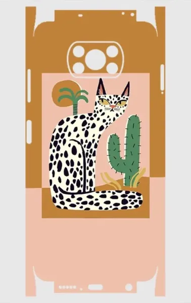 Xiaomi Poco X3 NFC Telefon Kaplama - With Cats