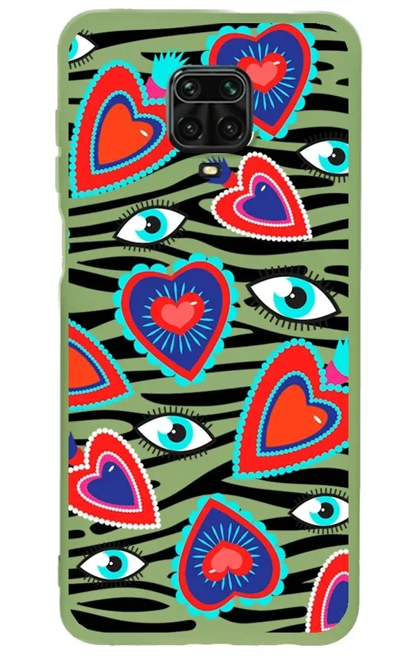 Xiaomi Redmi Note 9S Lansman Kılıf - Eye Of The Heart