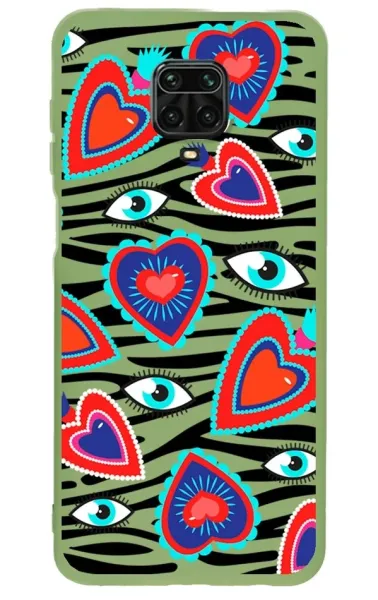 Xiaomi Redmi Note 9S Lansman Kılıf - Eye Of The Heart