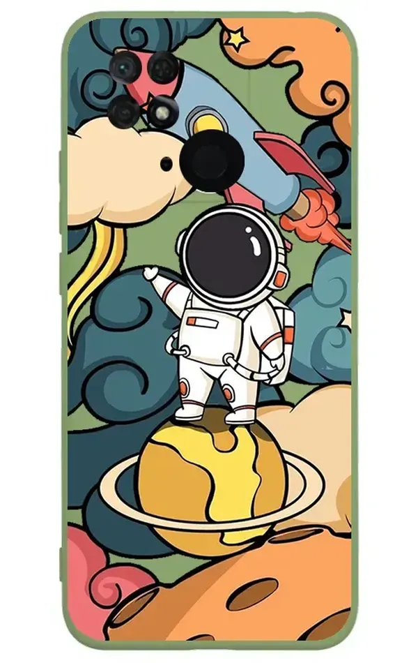 Xiaomi Redmi 10C Lansman Kılıf - Astro Yeşil