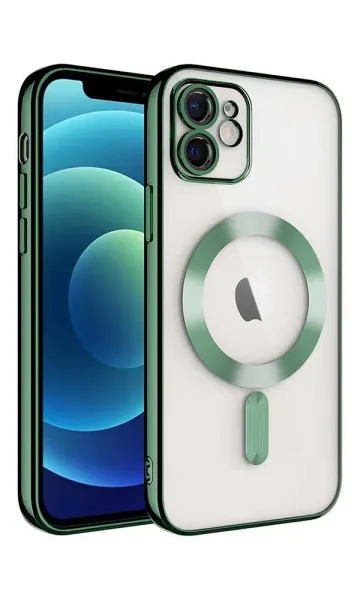 iPhone 11 Kılıf Kamera Korumalı Magsafe Wireless Şarj Özellikli Demre Kapak