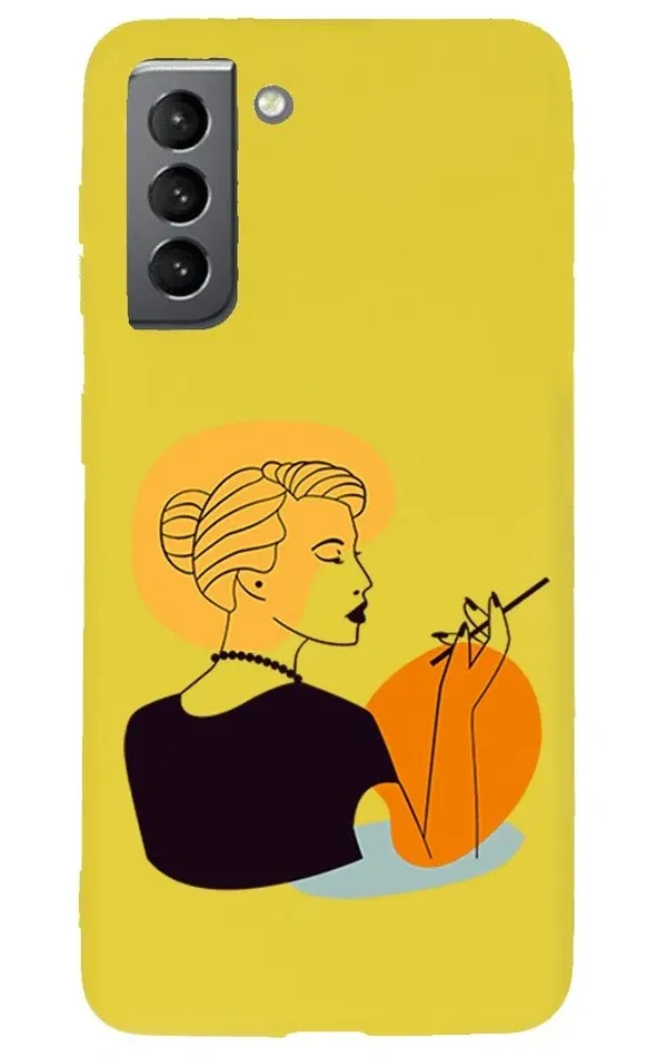Samsung S21 Lansman Kılıf - Art Woman 2
