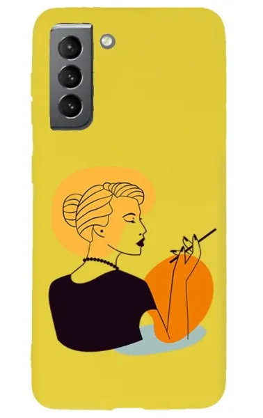 Samsung S21 Lansman Kılıf - Art Woman 2