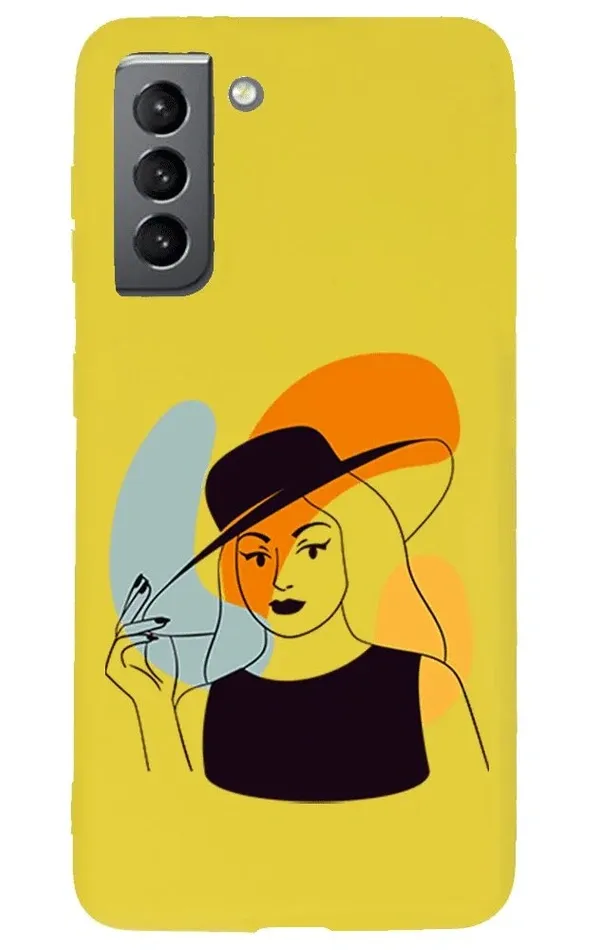 Samsung S21 Lansman Kılıf - Art Woman 4