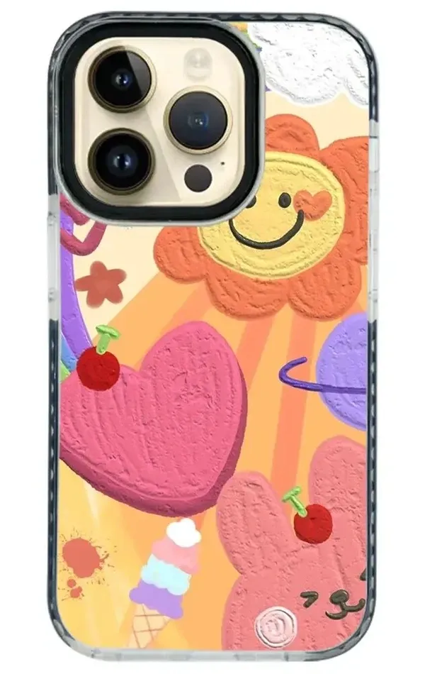 iPhone 14 Pro Max Impact Case - Pastell