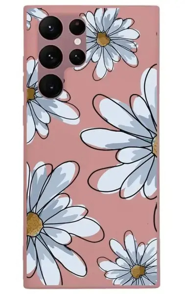 Samsung Galaxy S22 Ultra Lansman Kılıf - Papatya