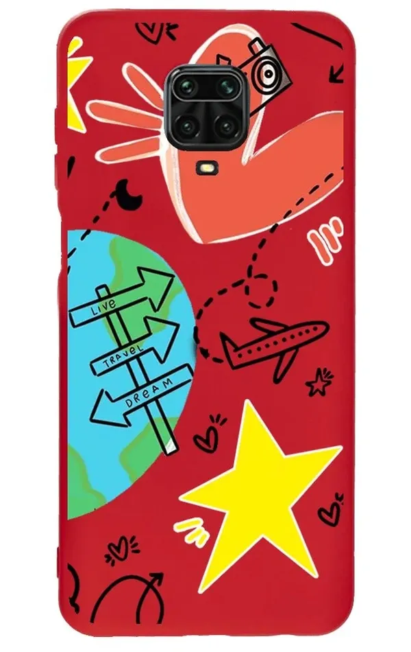 Xiaomi Redmi Note 9S Lansman Kılıf - World