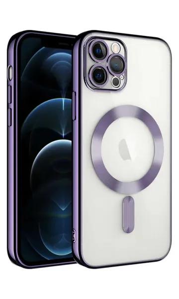 iPhone 11 Pro Max Kılıf Kamera Korumalı Magsafe Wireless Şarj Özellikli Demre Kapak