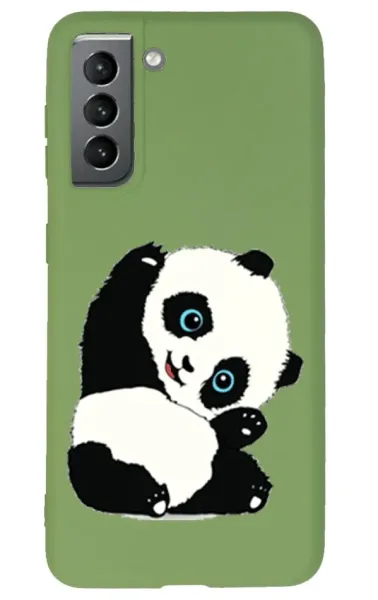 Samsung S21 Lansman Kılıf - Pandas