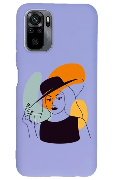 Xiaomi Redmi Note 10 Lansman Kılıf - Art Woman 4