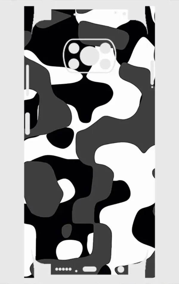 Xiaomi Poco X3 Telefon Kaplama - Grey Camouflage