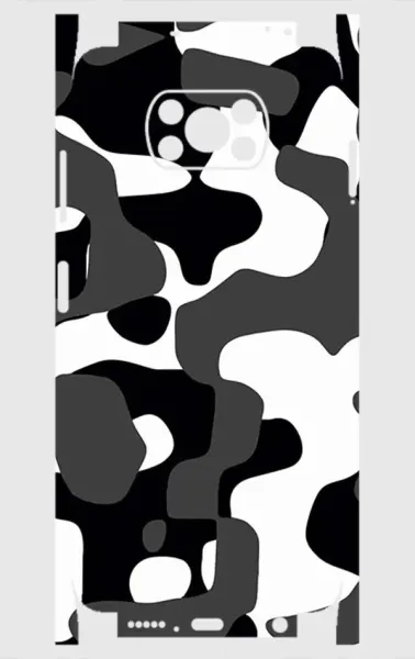 Xiaomi Poco X3 Telefon Kaplama - Grey Camouflage