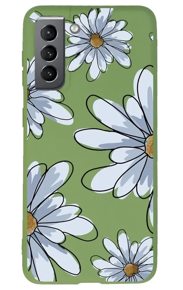 Samsung S21 Lansman Kılıf - Papatya