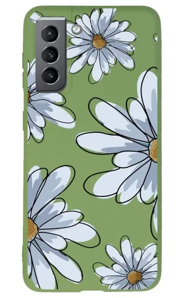 Samsung S21 Lansman Kılıf - Papatya