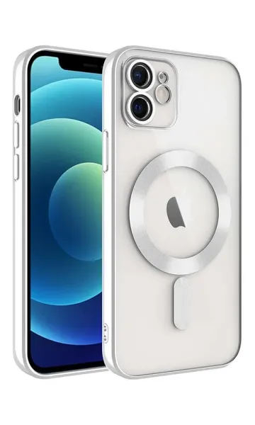 iPhone 12 Kılıf Kamera Korumalı Magsafe Wireless Şarj Özellikli Demre Kapak
