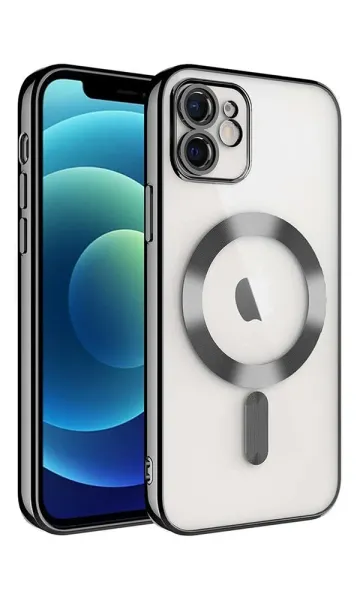 iPhone 12 Kılıf Kamera Korumalı Magsafe Wireless Şarj Özellikli Demre Kapak