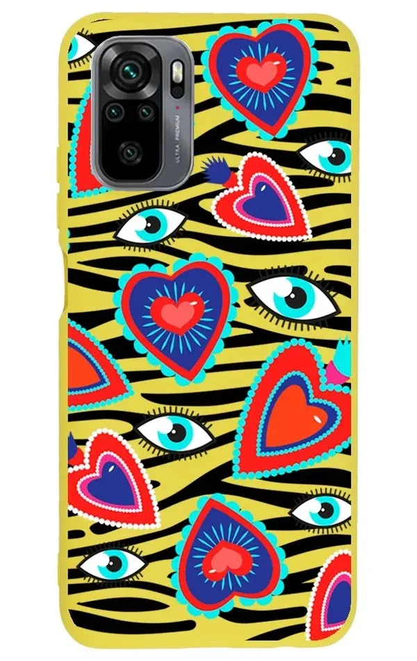 Xiaomi Redmi Note 10 Lansman Kılıf - Eye Of The Heart