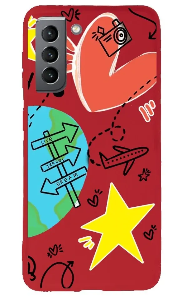 Samsung S21 Lansman Kılıf - World