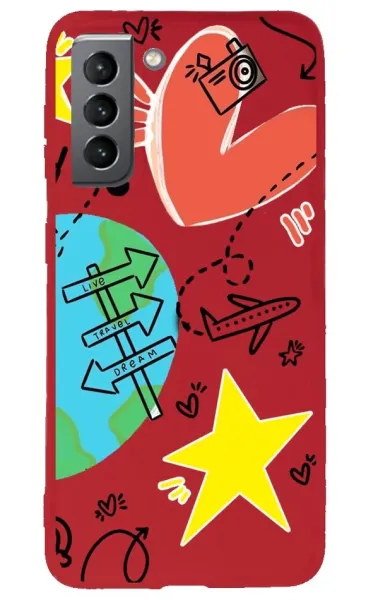 Samsung S21 Lansman Kılıf - World