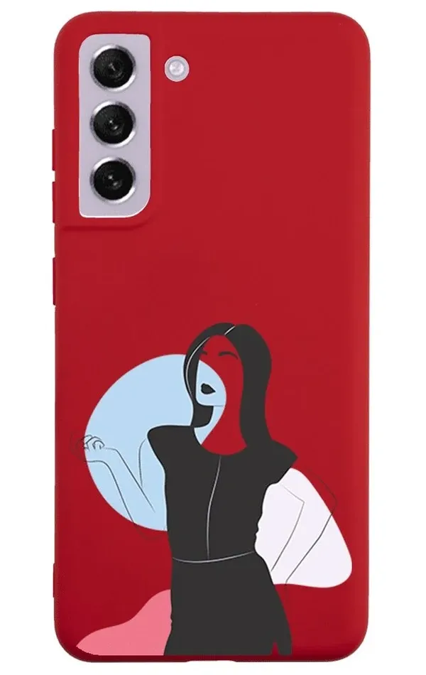 Samsung S21 FE Lansman Kılıf - Art Woman 1