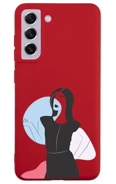 Samsung S21 FE Lansman Kılıf - Art Woman 1