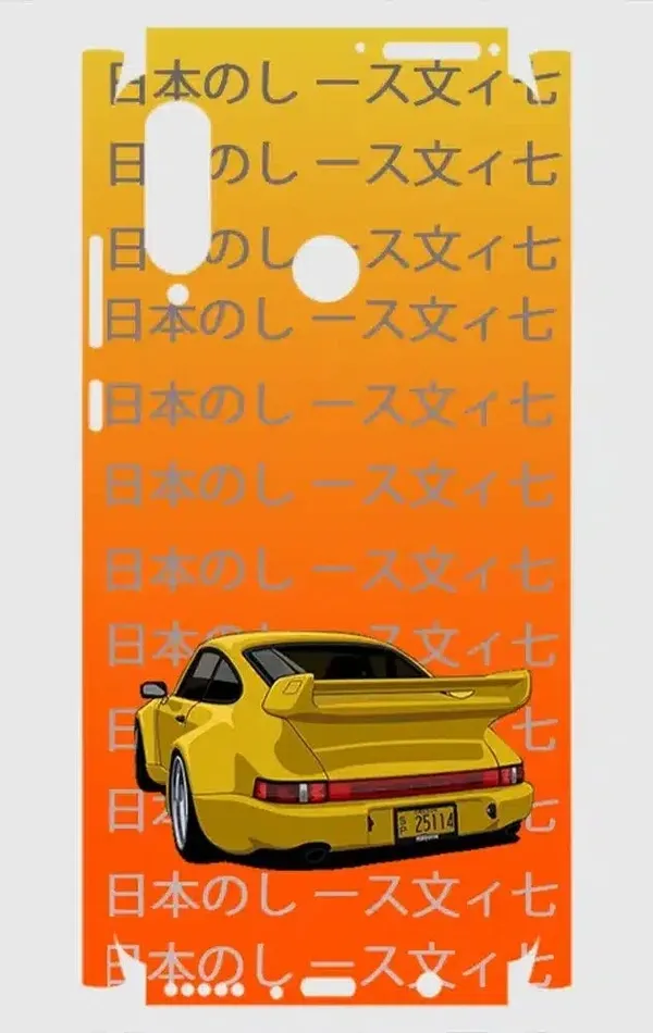 Huawei P30 Lite Telefon Kaplama - Porsche 911 JDM