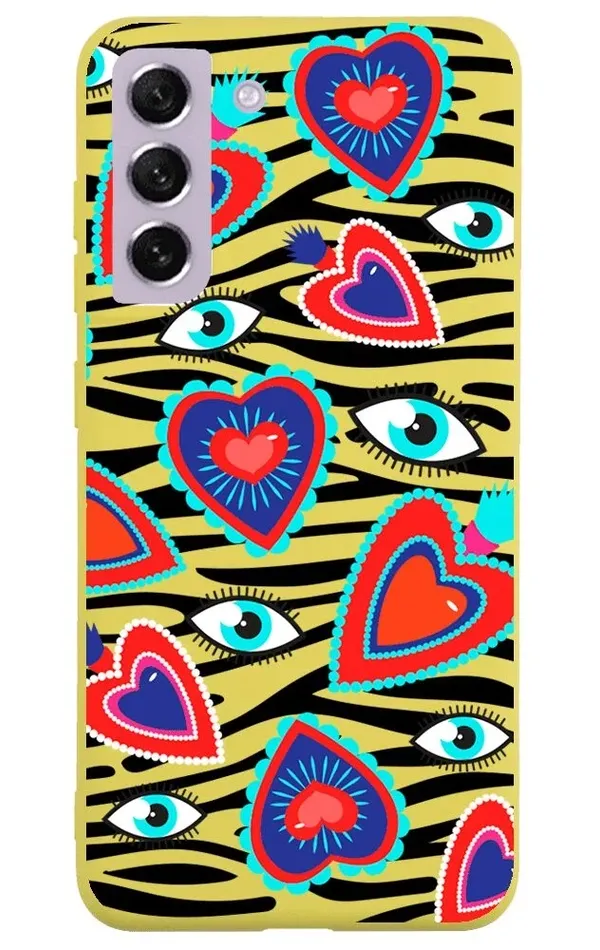 Samsung S21 FE Lansman Kılıf - Eye Of The Heart