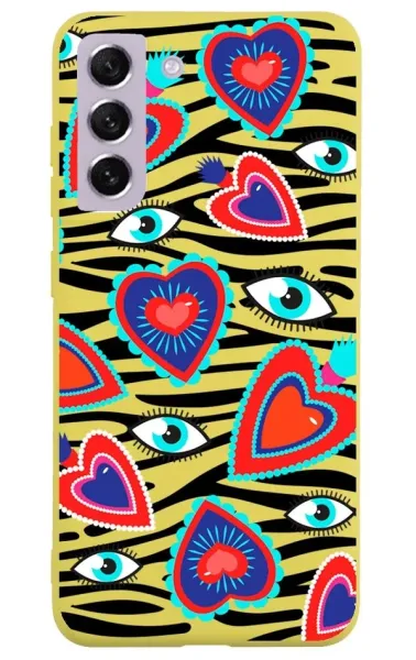 Samsung S21 FE Lansman Kılıf - Eye Of The Heart