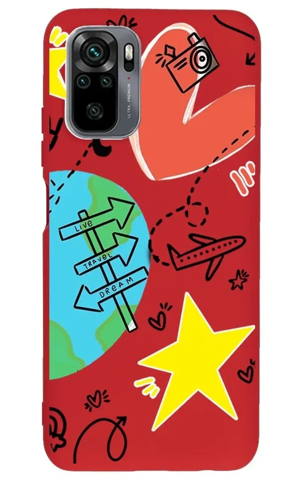 Xiaomi Redmi Note 10 Lansman Kılıf - World
