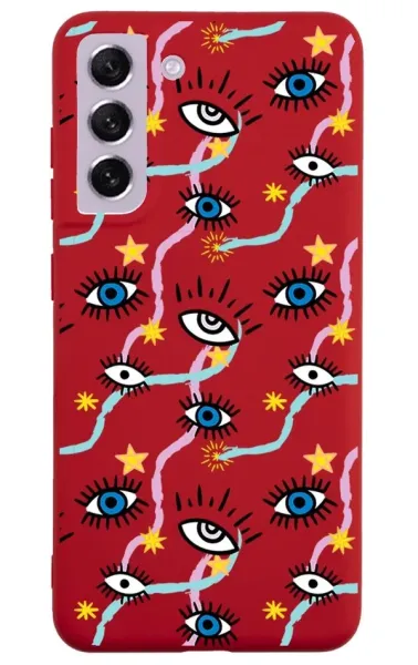 Samsung S21 FE Lansman Kılıf - Eyes